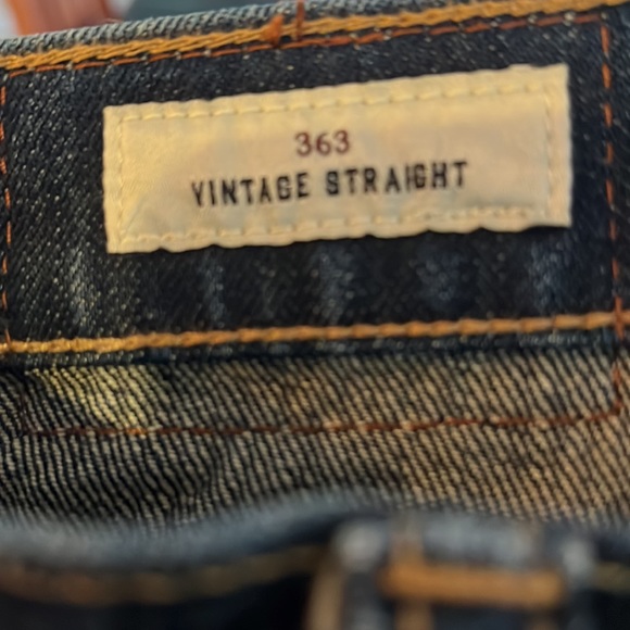 NWOT Men’s Lucky Brand Jeans 363 distressed Vintage Straight Yellowstone 30x32 - Picture 15 of 15